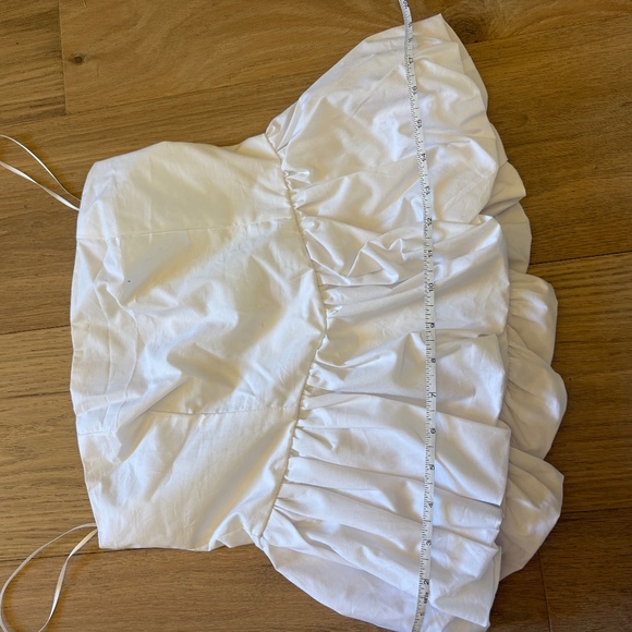 NWT BLENCA Girl-Core, Feminine Peplum Bubble Cropped Strapless Top - Picture 3 of 9